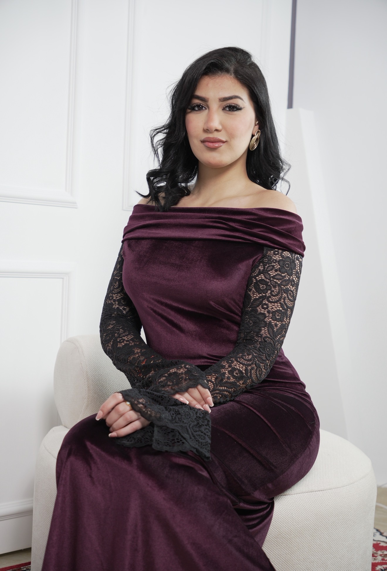 فستان آنيق بتصميم حصري